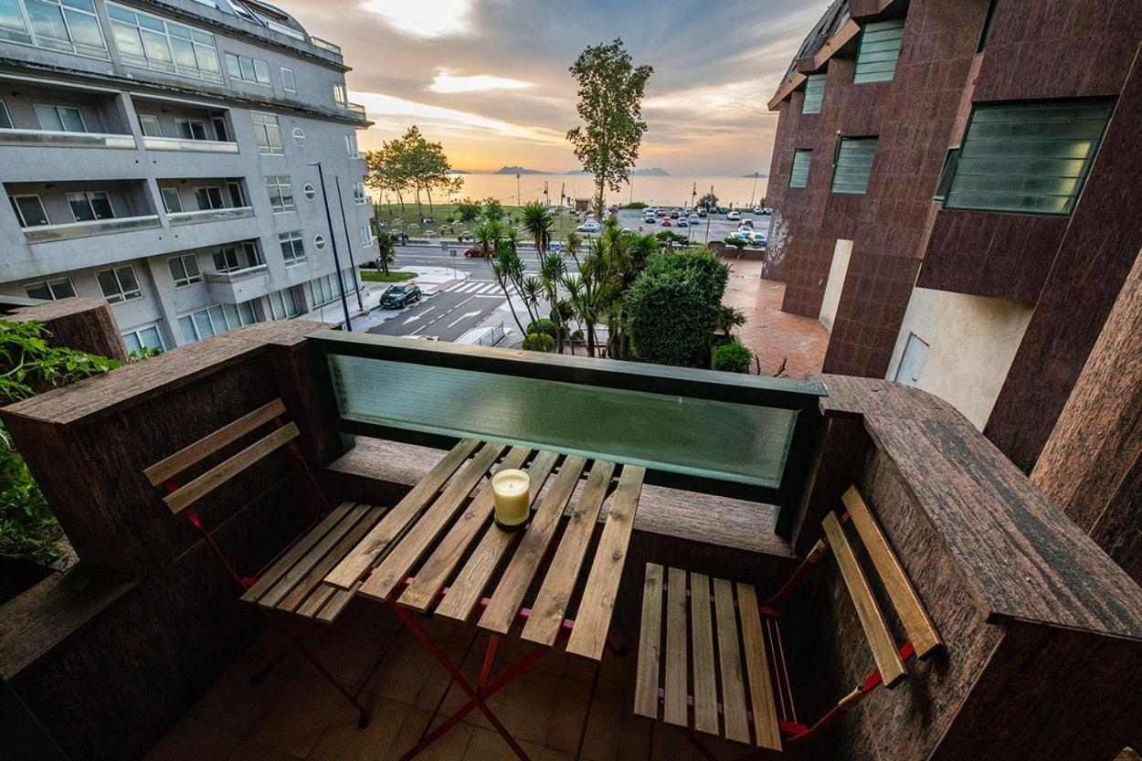 Apartamento Playa De Samil Vigo Dış mekan fotoğraf